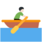 Person Rowing Boat - Light emoji on Twitter